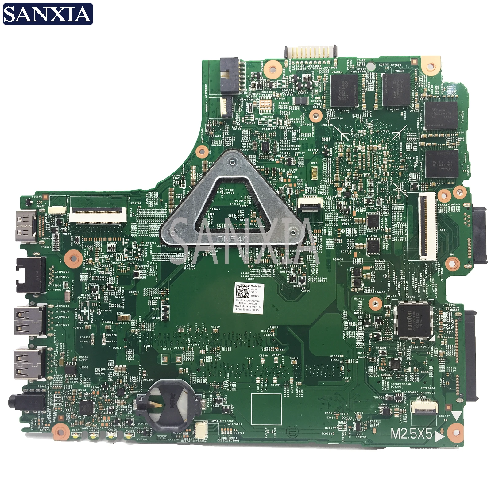 price reduction  KEFU 12307-2 Laptop motherboard for Dell Inspiron 14R 5437 3437 original mainboard 100%Test I7-4500