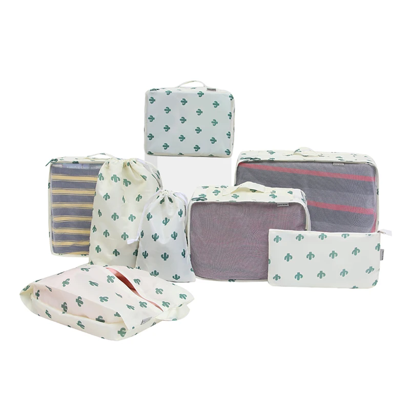 

8Pcs/Set Fashion Multicolor Large Capacity Travel Bag Independent Set Of Underwear Socks Sort Pouch Organizer Accessorie Product