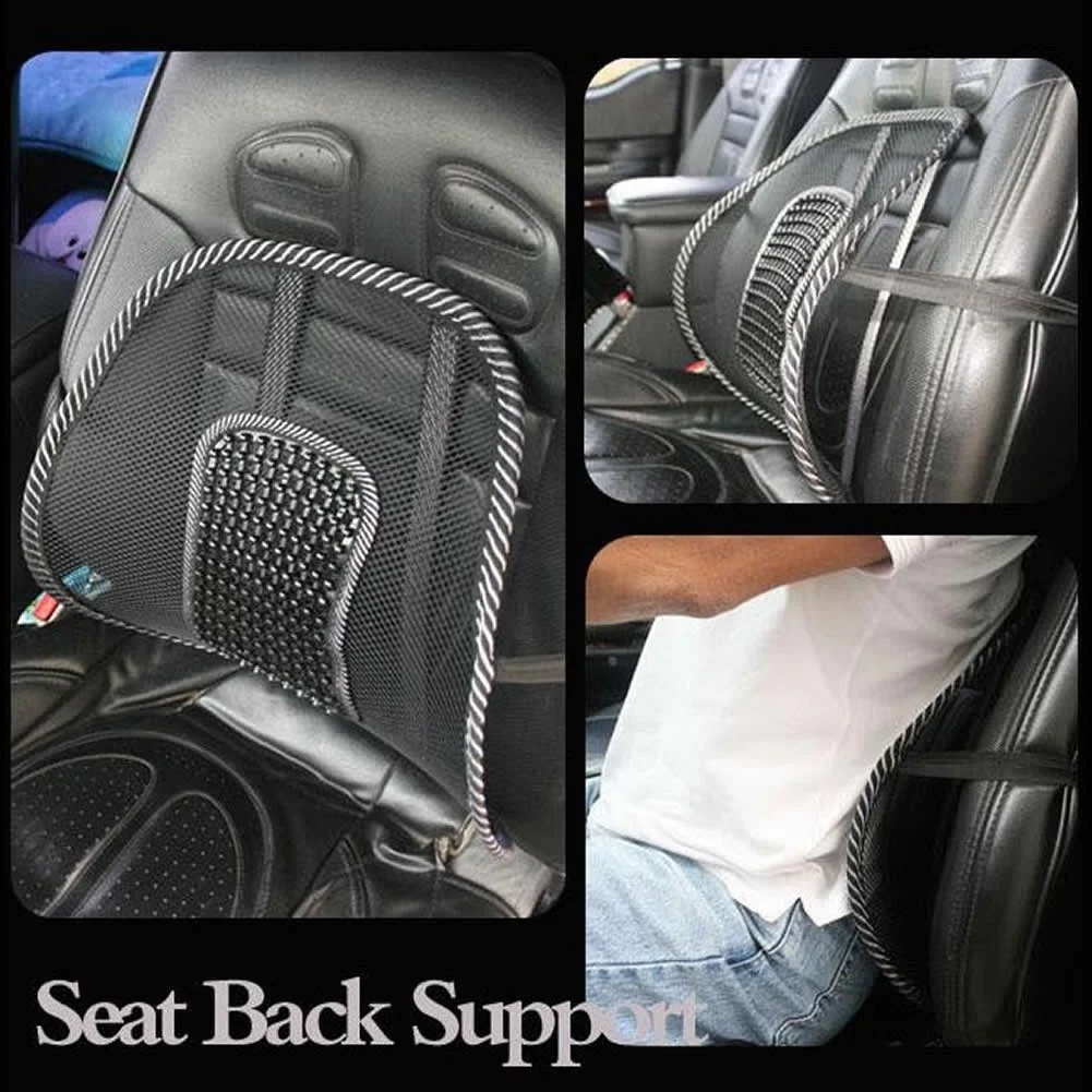 

Comfortable Mesh Chair Relief Lumber Back Pain Comfort Mesh Seat Office Cushion Support Pad Tool Massage Back Support Pad