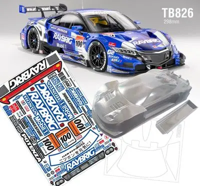 1/8 на дороге ясно средства ухода за кожей с наклейка для Kyosho HPI HSP Tamiya 1/8 на дорожный автомобиль 298 мм - Цвет: ray brig