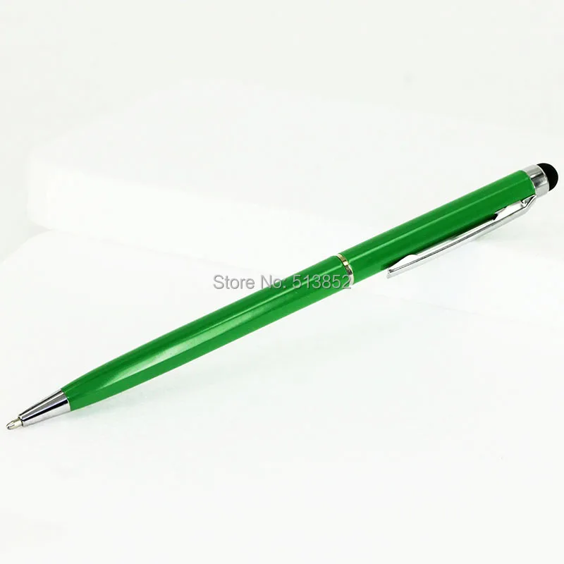 KTG1089G_1_2 in 1 Stylus Touch Pen + Ball Pen iPhone 6S 7 7 Plus iPad 4 5 6 iPod Touch Suit for Universal Smart Phone Tablet PC Pen