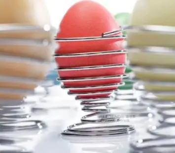 Стиль нержавеющая стальная пружинная проволока стиль яйца держатель Подставка для яйца кухонные принадлежности 20 шт./лот