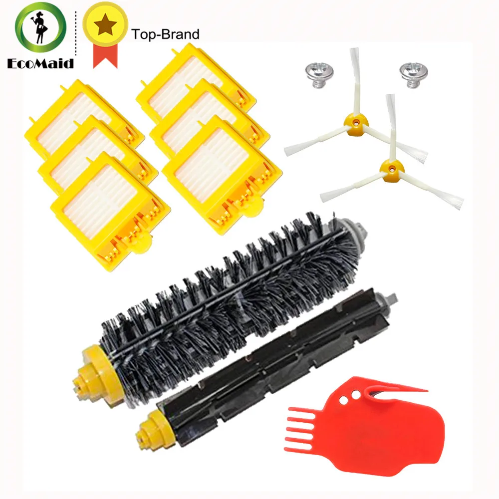 Kit for iRobot Roomba 700 Series Parts Bristle Brush Flexible Beater