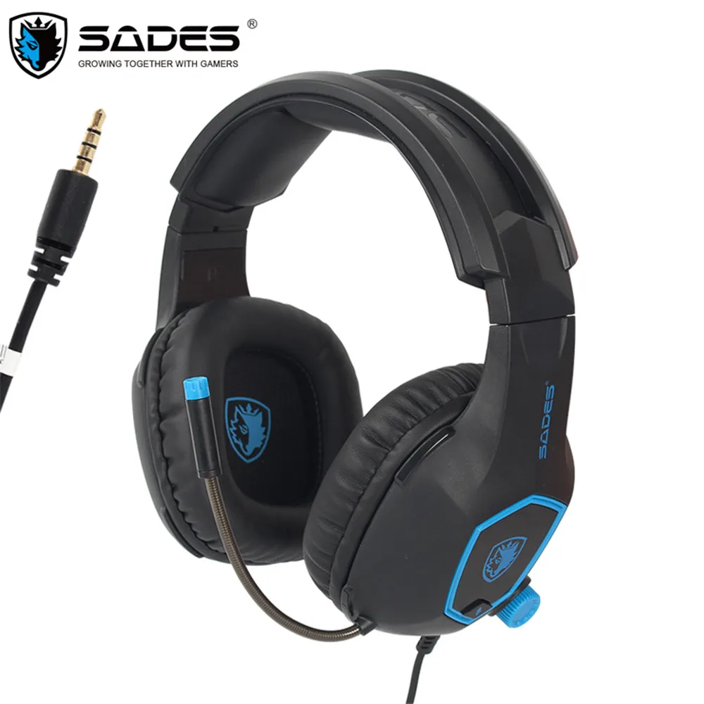 SADES SA818 Computer Gaming Headphones PC Gamer Headset for PS4 New Xbox one Controller Laptop Mobile Phone with Mic Bass Casque (8)