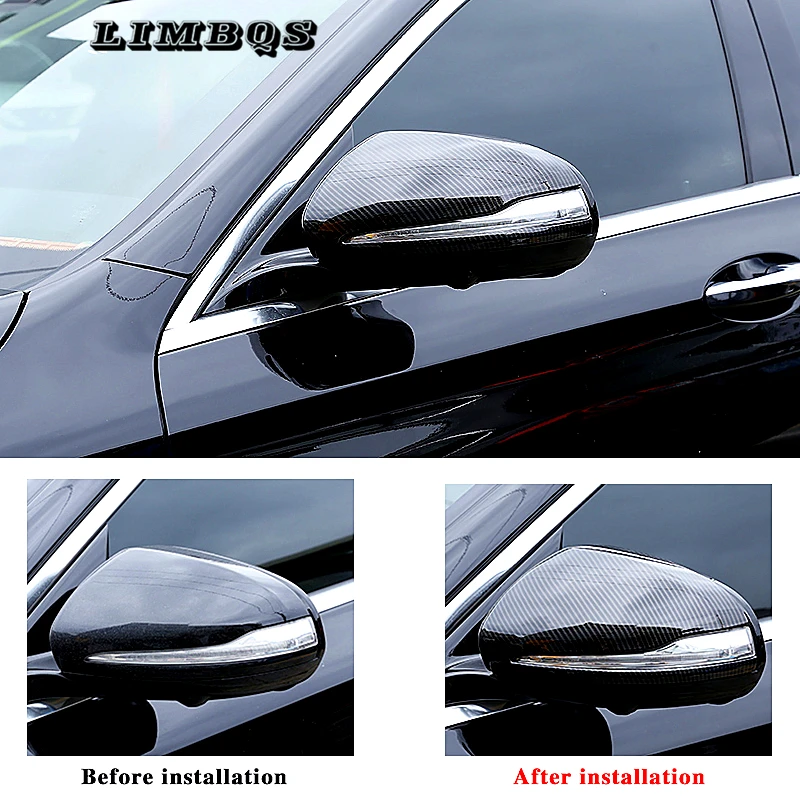 4 styles Door Side Rearview Mirror Cover For Mercedes Benz C Class W205 GLC S Class New E Class rear view mirror trim casing 4 styles Door Side Rearview Mirror Cover For Mercedes Benz C Class W205 GLC S Class New E Class rear view mirror trim casing