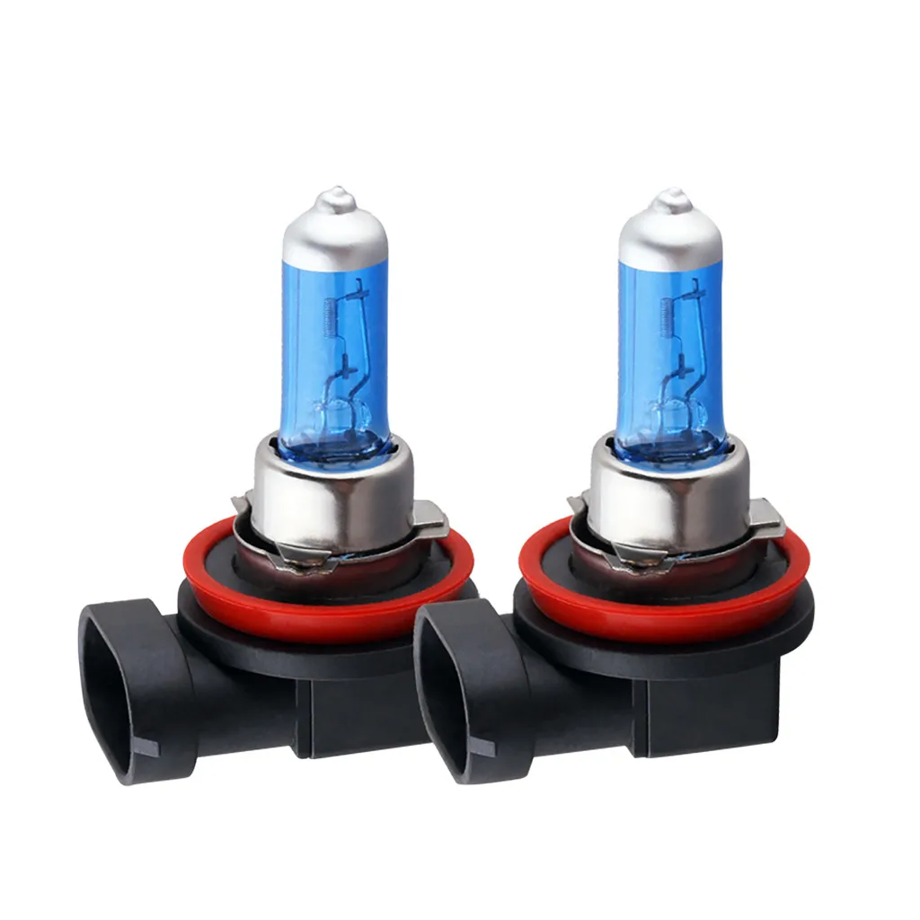 

2Pcs car highlight halogen bulb far and near light accessory modification kit H11/H9/H8 L1551 high power 100W 19Mar22