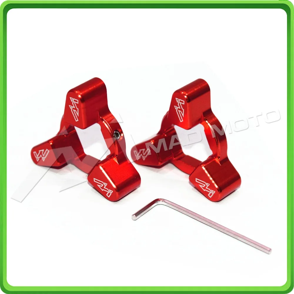 HUIHUAN MADMOTO 22mm Red Fork Spring Preload Adjusters for TRIUMPH SPEED TRIPLE 1050 2005 2006 2007 2008 2009 2010 Style B (7)