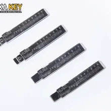 10 шт. гравированный ключ для BMW Mini LandRover 2 в 1 LiShi HU92 масштаб стрижка зубов Заготовка ключа замка зажигания автомобиля Слесарные Инструменты