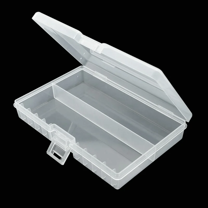 

10pcs Large Transparent Plastic Battery Holder Storage Case For 48AAA Tools Box Easy Use Home Tools