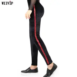 Женские брюки 2019 весна осень узкие брюки тонкие повседневные женские стрейч брюки черные pantalones mujer Большие размеры 9063
