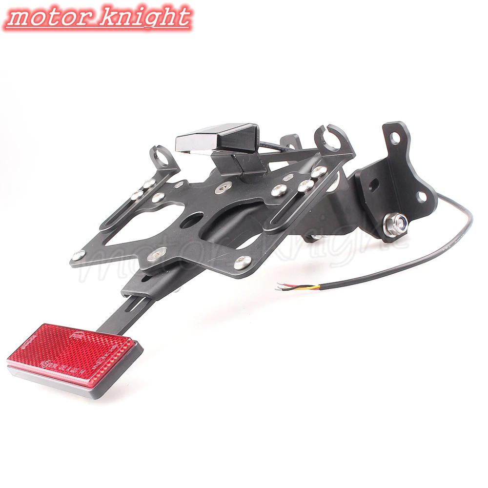 Led Light Rear Tail Tidy Fender Eliminator Kit License Plate Holder For