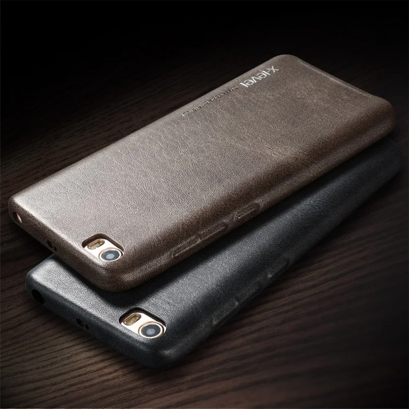 X LEVEL for Xiaomi Mi 5 Hard Bag Cover Vintage Series Leather Coated Hard Back Case