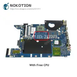 NOKOTION для acer aspire 4736 Материнская плата ноутбука KALG0 LA-4494P MBP5302001 основная плата GL40 DDR3 Бесплатная Процессор