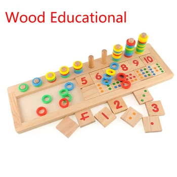 

Hot New Montessoris Teaching Math Mathematics Number Wood Board Preschool Educational Development Toy Child Kid Gift