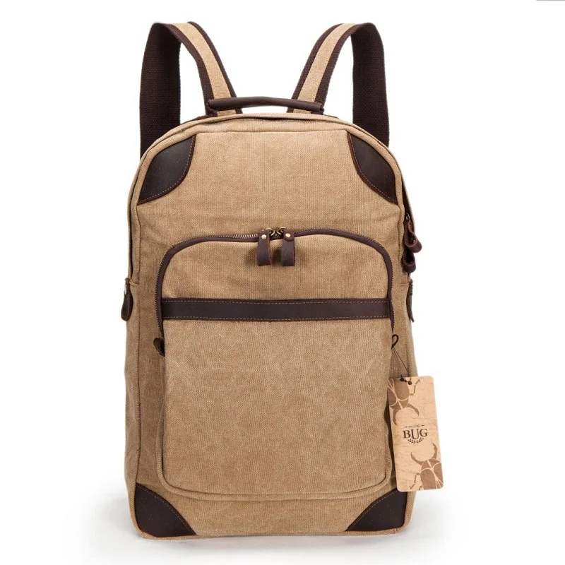 

2018 New Fashion Canvas Backpack England Retro College Style Canvas Bag Student Travel Shoulder Bag Business Computer Bags
