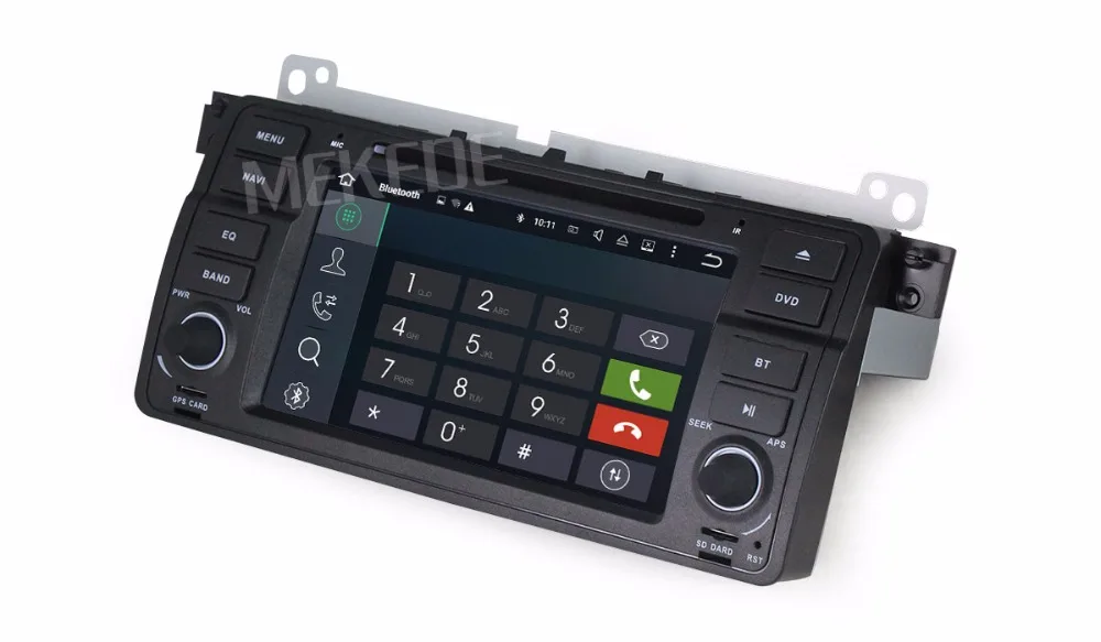 Discount NaviFly 4G LTE Android8.1 Quad Core Car Radio DVD GPS Navigation Stereo for BMW E46 3 Series M3 1998-2006 RAM 2GB HD 1024*600 45