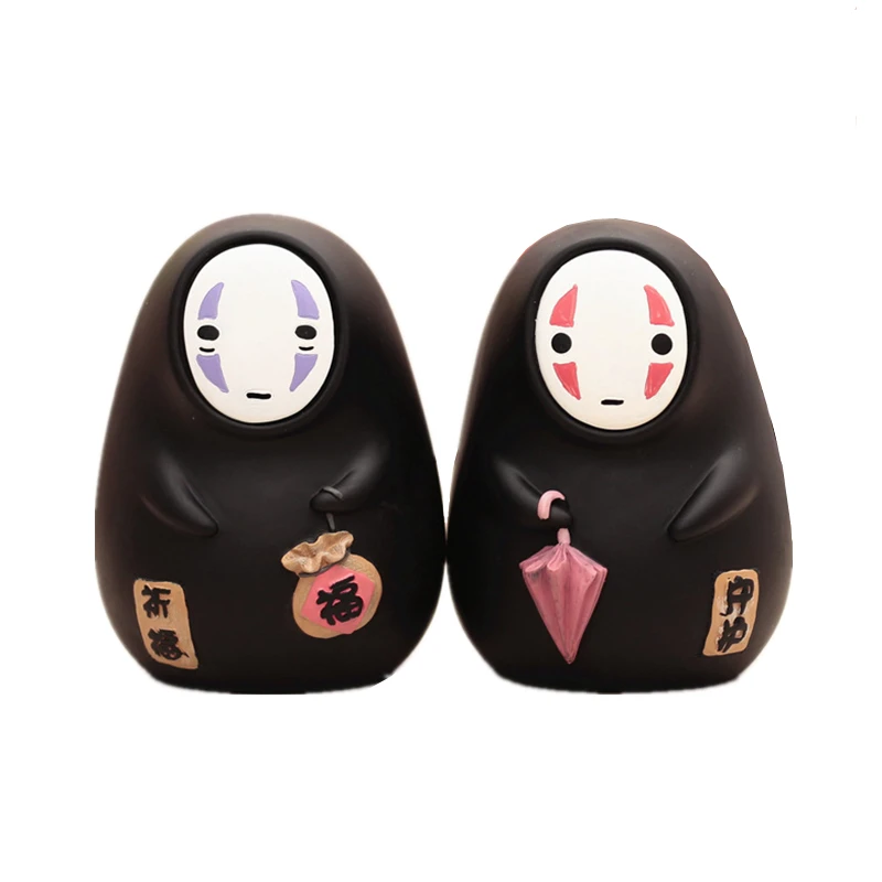  Creativity Spirited Away No Face Man Resin Piggy Bank Safe Coin Bank Saving Box Money Box Home Deco