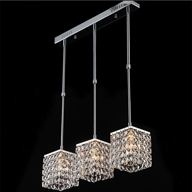 modern lustres cristal chandelier lighting modern design crystal chandelier E14 x 3 bulbs 110