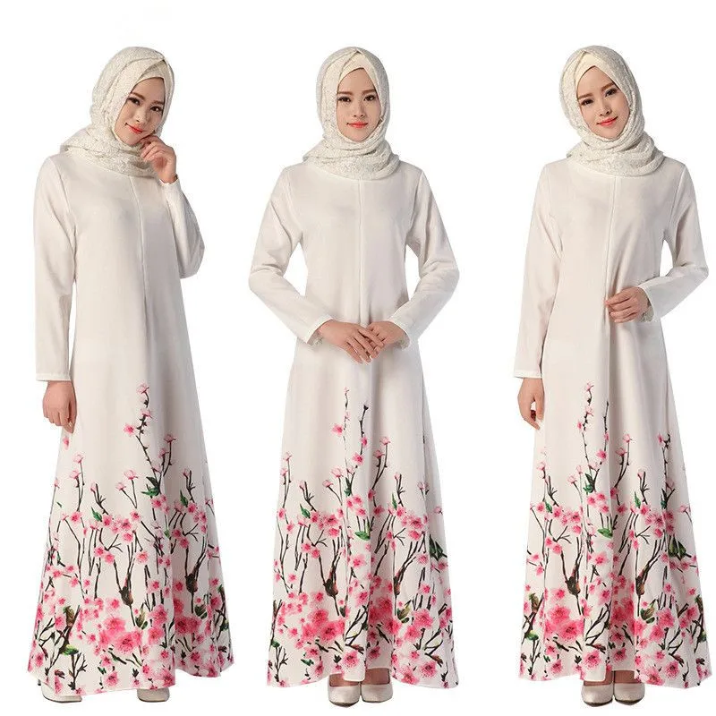 Новое поступление джильбаб для взрослых и Абая африканская макси платья для женщин малазийское мусульманское платье Ближний Восток