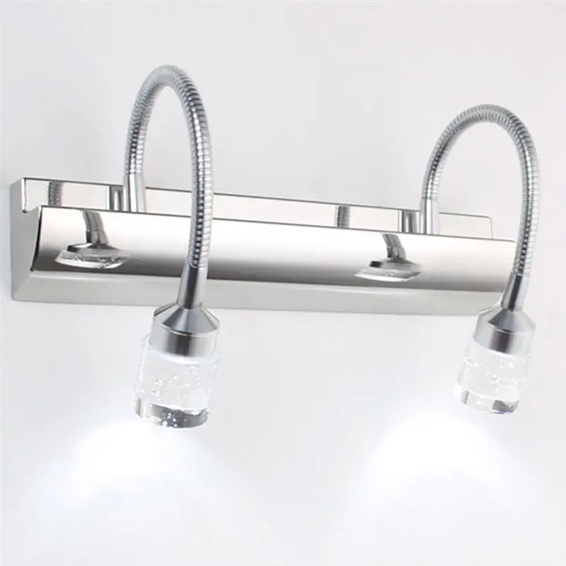 Crystal Bathroom Make Up Wall Lamp Light Vanity Sconces Led Wall Mirror Light Lighting Fixtures ...