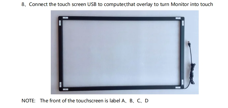 Xintai Touch 42 inch multi IR touch Screen overlay kit 10 truly touch points Infrared touch screen frame panel