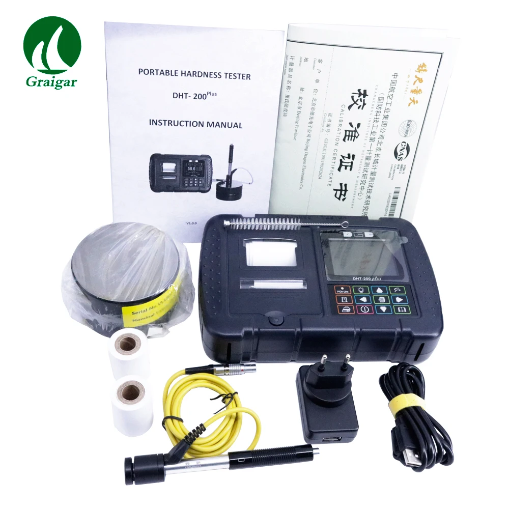 

Portable Digital Leeb Hardness Tester DHT-200plus with TFT Color LCD Display