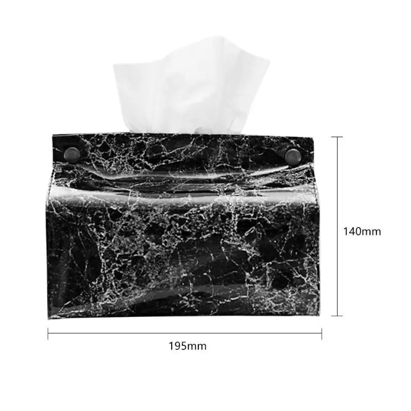 Держатель для салфеток из искусственной кожи, контейнер для салфеток, коробка для салфеток для дома и автомобиля, контейнер для салфеток, бумажное полотенце, салфетка для домашнего декора