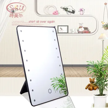

Touch screen LED table Mirror portable cosmetic mirror Personal care cleaning washing products makeup tools