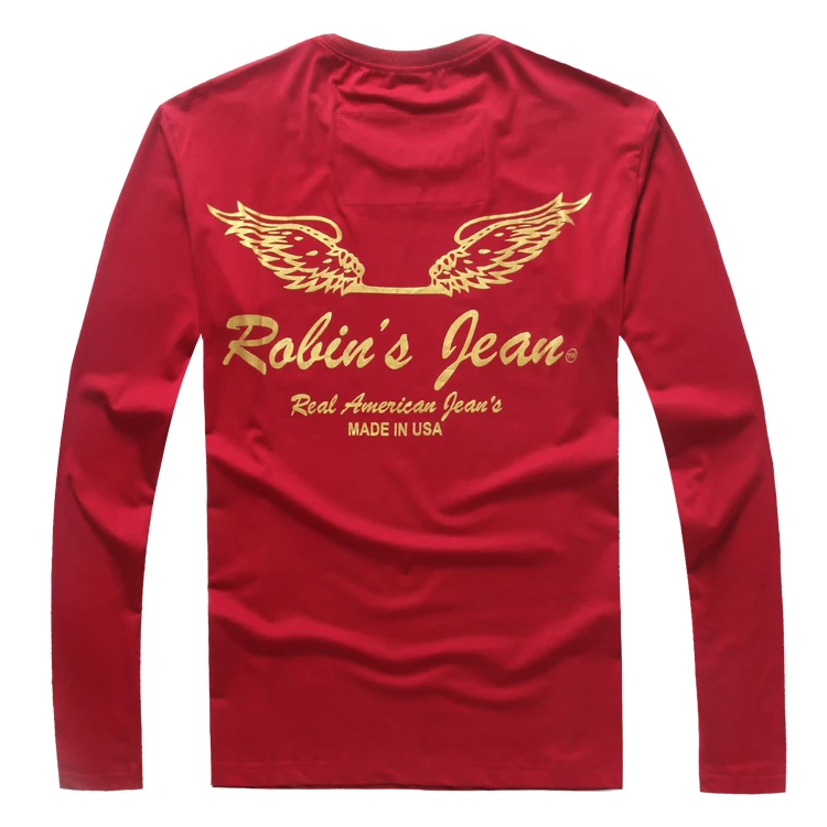 2015 New Robin Jeans Long Sleeve Shirt 