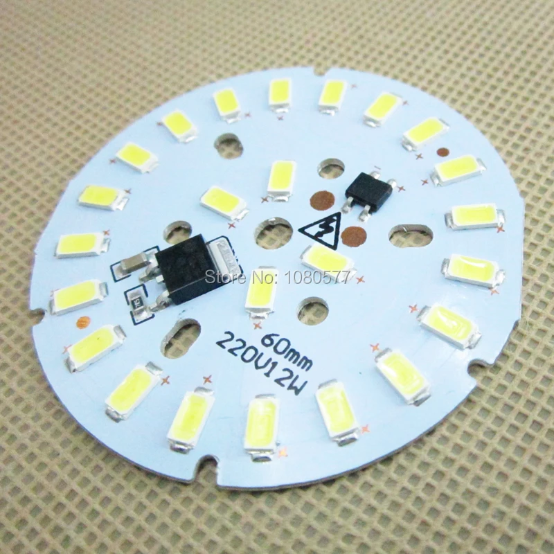 1 шт. ac 220 В SMD 5730 светодиодный светильник PCB, Диммируемый интегрированный Смарт IC драйвер 3 Вт 5 Вт 7 Вт 10 Вт 12 Вт 15 Вт 18 Вт 24 Вт белый и теплый белый
