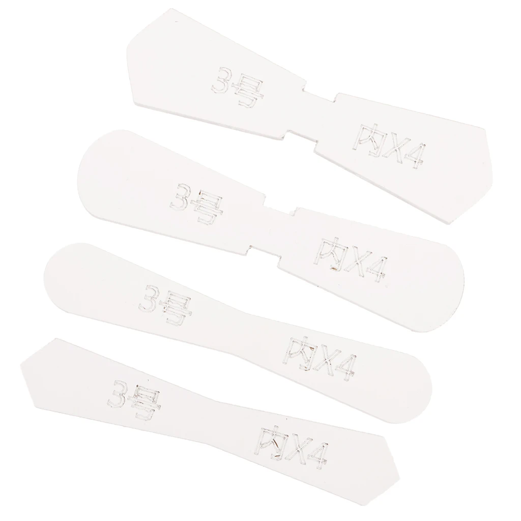 DIY Leather Craft Acrylic Pattern Stencil Template for Zipper Pulls Sliders