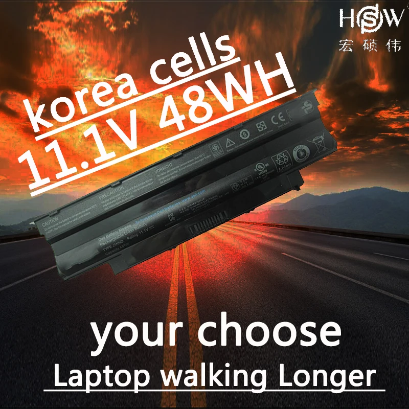 

HSW 48WH laptop battery for Dell FOR Inspiron 13R 14R 15R 17R M501 M5010 N3010 N4010 N5010 312-0233,312-1205,383CW akku