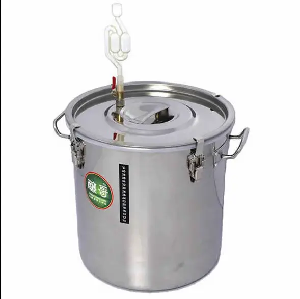 New 25L 304 stainless steel homebrew fermenters beer brewing fermenter