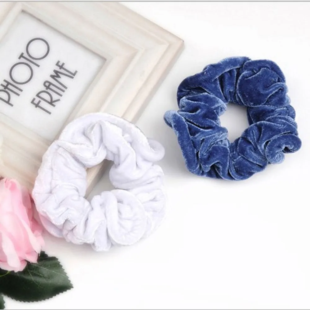 

100% Brand New and high quality 4 Pcs Women Elastic Accessories Hair Scrunchie Ponytail Holder Scrunchy Hairband C0828