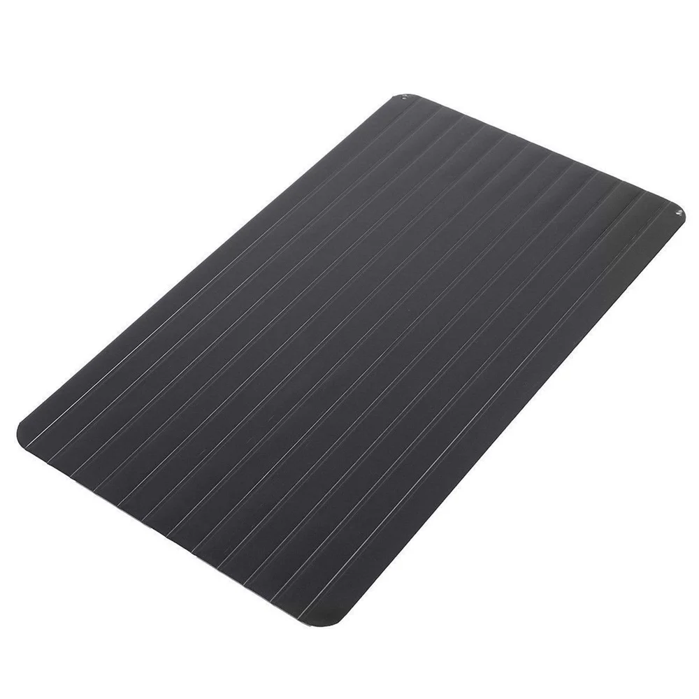 New Defrosting Tray Aluminium Meat Thaw Thawing Miracle Frozen Food Defrost Fast