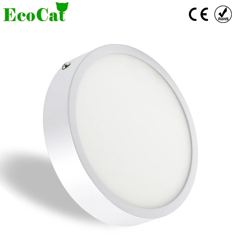 

LED Ceiling light 220V 110V 5W 8W 16W 22W 30W Surface Mounted round led panel lamp acrylic for living room