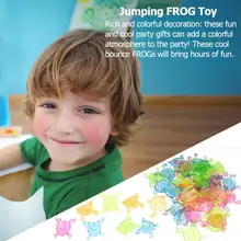 12/50pcs Children Classic Jumping Frog Funny Animal Plastic Classic Toys