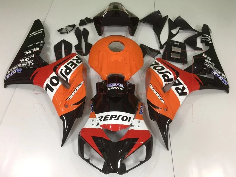 Abs обтекатель для Honda Cbr1000 RR 2006-2007 REPSOL Abs обтекатель для Honda Cbr1000 RR 07 кузов CBR 1000 RR 2007 - Цвет: Многоцветный