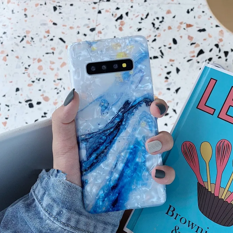 DCHZIUAN ракушка мраморные телефонные чехлы для Samsung Galaxy S10 Plus чехол S8 S9 Note 8 9
