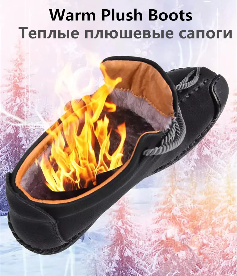 Mynde/Новые мужские ботинки; зимние теплые ботинки с плюшем; повседневные мужские зимние ботинки; Рабочая обувь; Мужская обувь; Модные ботильоны; размеры 38-48