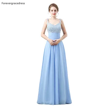 

Forevergracedress Spaghetti Straps Prom Dresses 2019 New Arrival A Line Chiffon Formal Party Gowns Plus Size Custom Made
