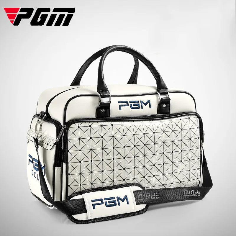 Women Golf Clothing Bag Waterproof Pu Leather Bags Large Capacity