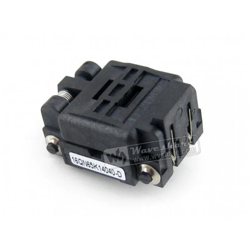 QFN16 MLP16 MLF16 16QN65K14040 QFN Enplas IC Test Burn-in Socket Programming Adapter 4x4mm 0.65Pitch QFN16 MLP16 MLF16 16QN65K14040 QFN Enplas IC Test Burn-in Socket Programming Adapter 4x4mm 0.65Pitch