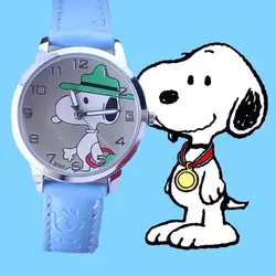 Детский минималистский мультфильм Мода Снупи щенок ремень часы завод прямые продажи Лидер продаж Новые детские часы