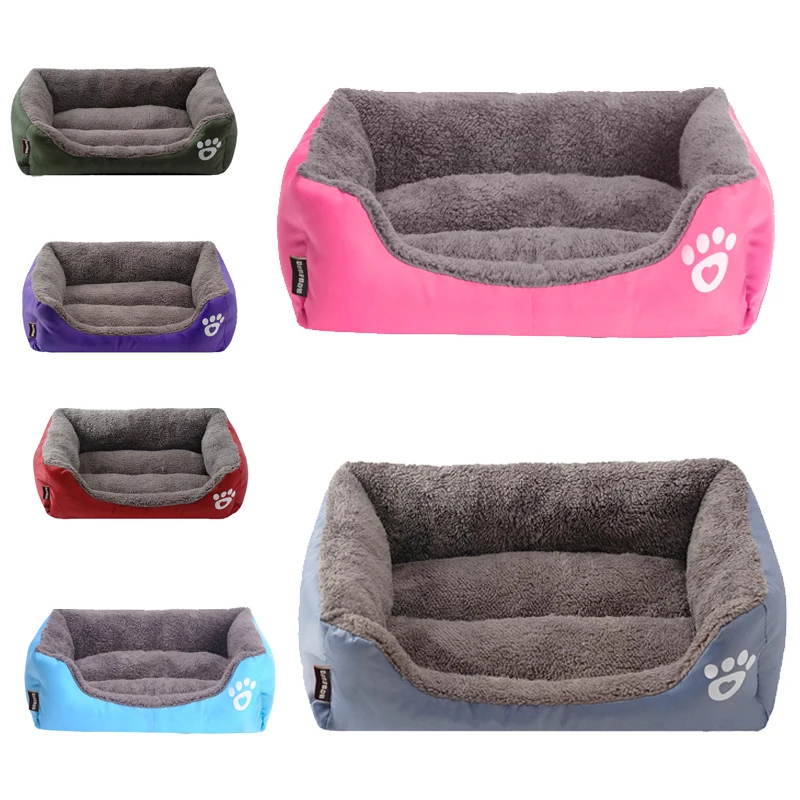 

Hot Sale 9 Sizes Puppy Soft Kennel Hand Washable Dog House Dogs Basket Autumn And Winter Waterproof Cat Dog Cushion Quality Beds
