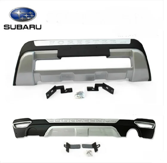 SUV CAR Stainless Steel 2PCS Front + Rear Bumper Protector Guard Skid
