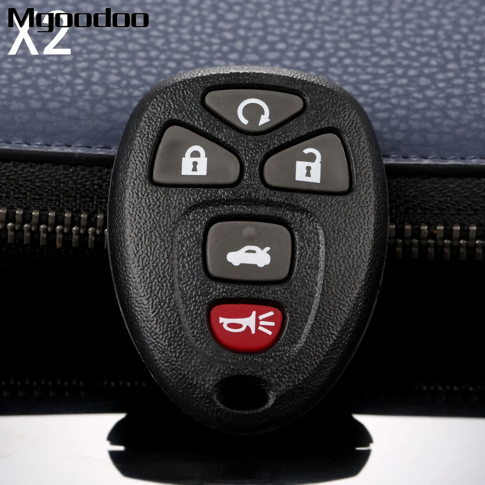 

2Pc 5 Button Car Remote Key Shell Case KOBGT04A Keyless Entry Key Fob For Chevrolet Malibu Cobalt Pontiac G5 Buick Allure Saturn