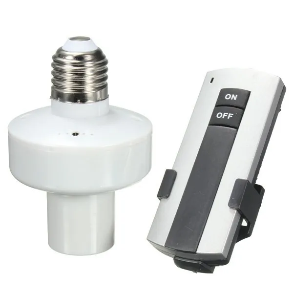 NEW Wholesale Durable E27 Screw Wireless Remote Control Light Lamp Bulb Holder Cap Socket Switch New On Off Hot Sale # LRT15539# NEW Wholesale Durable E27 Screw Wireless Remote Control Light Lamp Bulb Holder Cap Socket Switch New On Off Hot Sale # LRT15539#