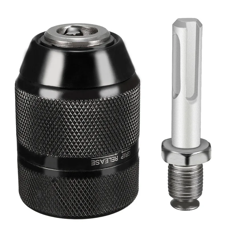 2 13mm Keyless Drill Chuck/SDS Tool Adaptor Keyless Drill Bit Chuck Hex