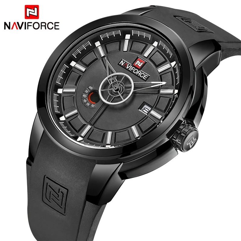 Для мужчин наручные часы naviforce Топ Элитный бренд мужчин's водостойкие кварцевые